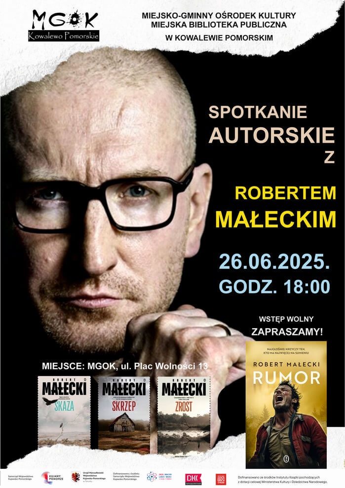 Spotkanie autorskie z Robertem Małeckim