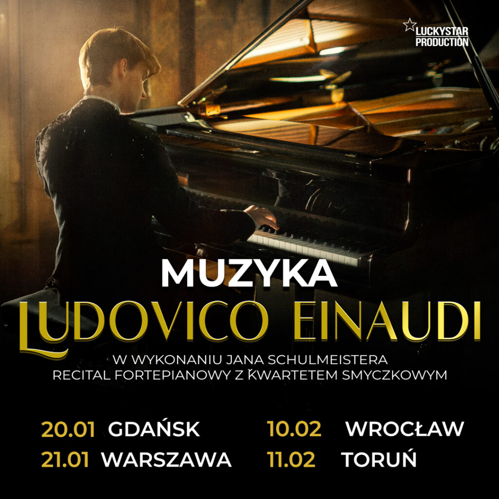 Muzyka Ludovico Einaudi w wykonaniu Jana Schulmeistera