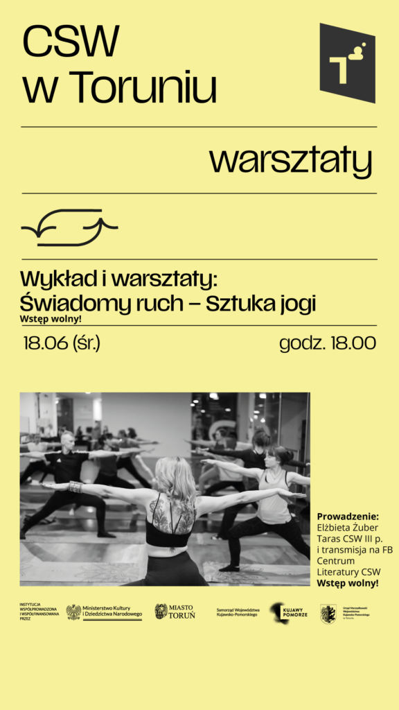 Wykład i warsztaty: Świadomy ruch – Sztuka jogi
