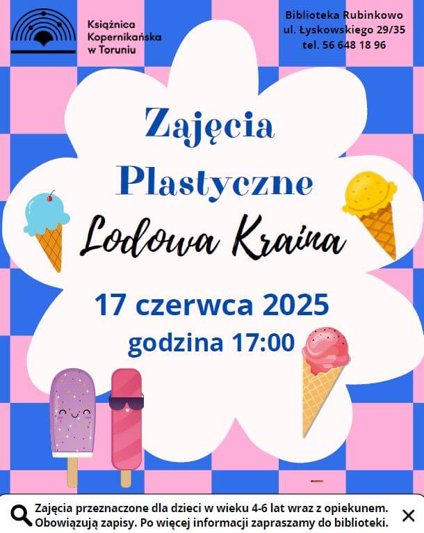 Lodowa kraina. Zajęcia plastyczne dla dzieci