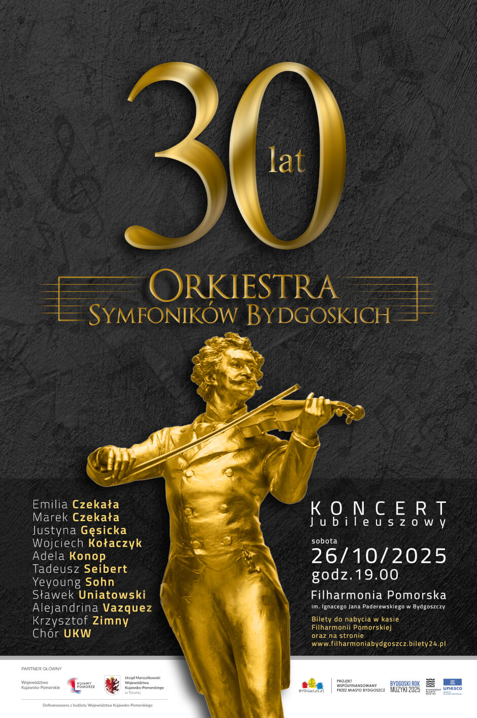 Koncert Jubileuszowy Orkiestry Symfoników Bydgoskich (impresaryjne)
