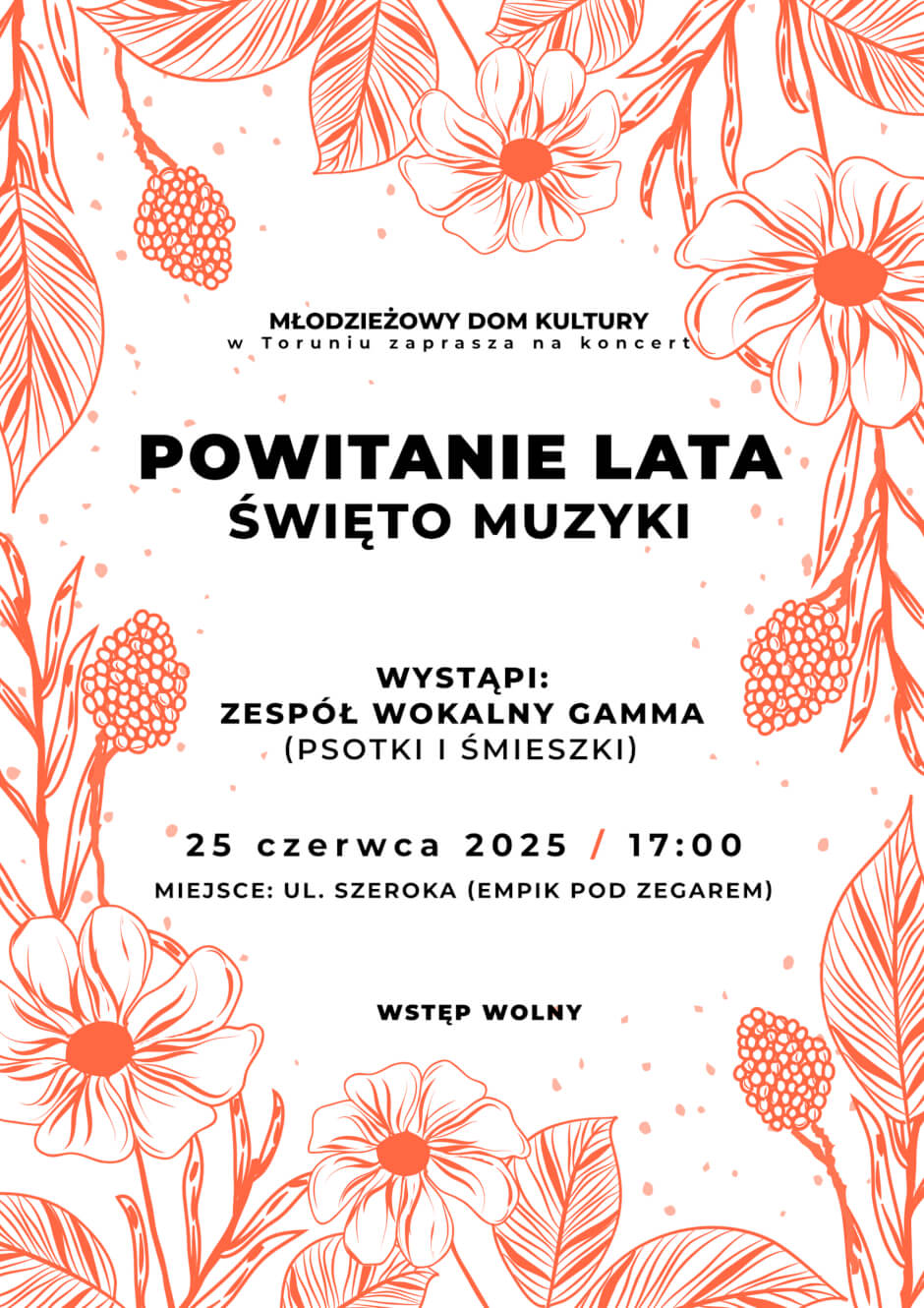 Powitanie lata z grupą wokalna Gamma (Psotki i Śmieszki)