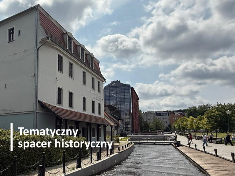 Tajemnice Wyspy Młyńskiej – wykład plenerowy Filipa Semrau, asystenta w Dziale Historii MOB, z cyklu Tematyczny Spacer Historyczny
