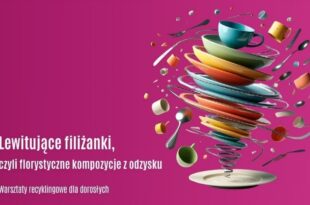 Lewitujące filiżanki, czyli florystyczne kompozycje z odzysku!