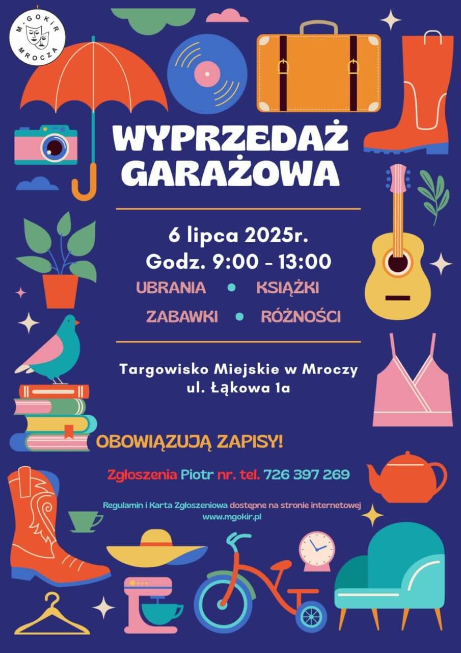 Wyprzedaż Garażowa 6 lipca 2025r.