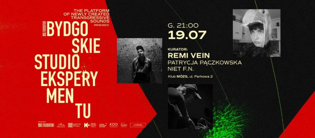 Bydgoskie Studio Eksperymentu: Remi Vein/Patrycja Pączkowska/Niet F-n- koncert