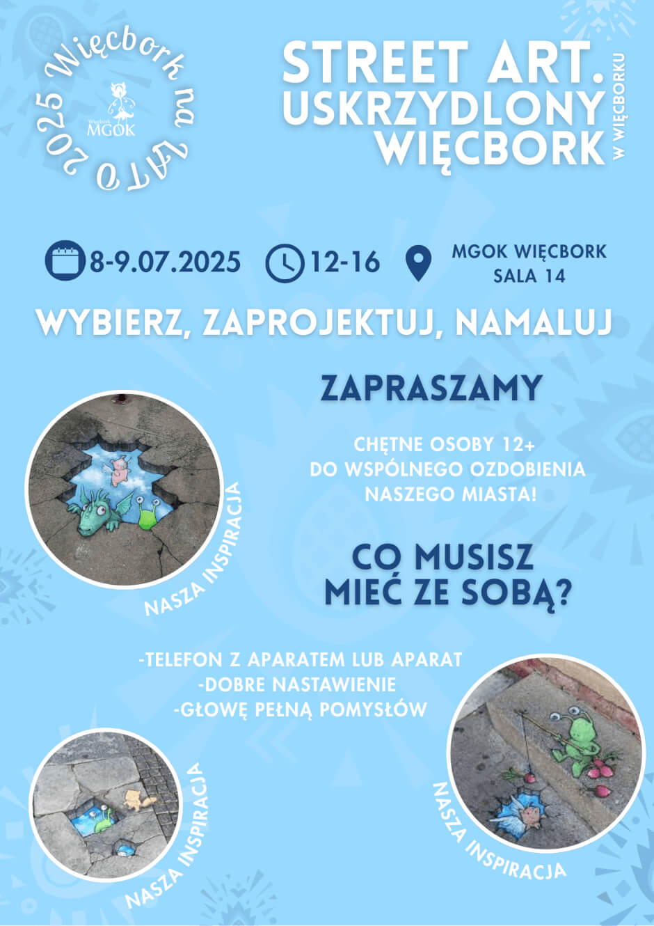 STREET ART. – USKRZYDLONY WIĘCBORK