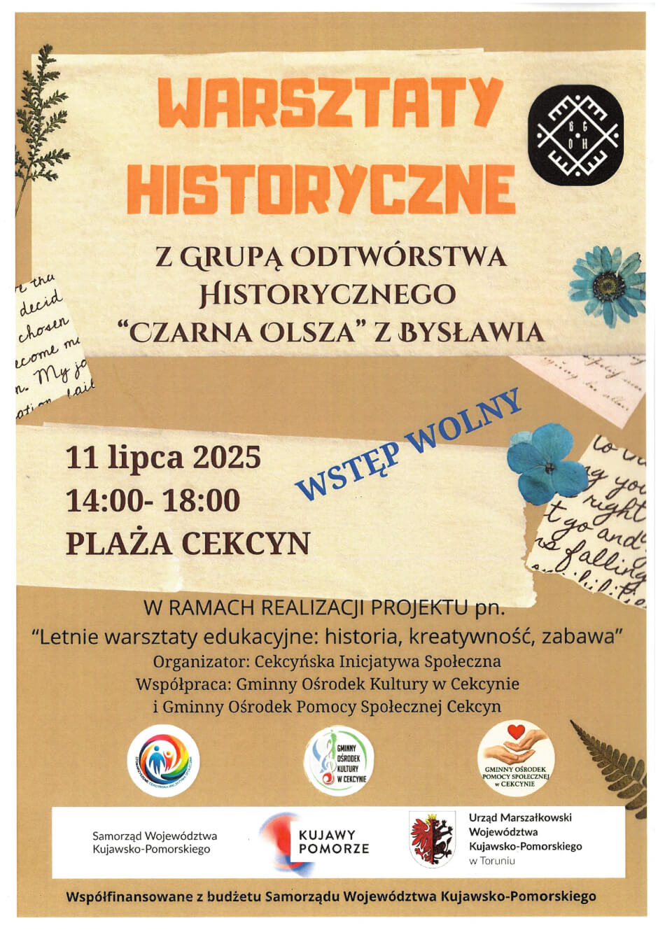 Zapraszamy na warsztaty historyczne