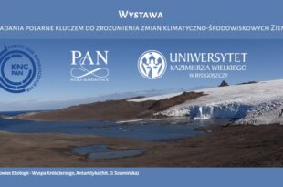 Wystawa „Badania polarne kluczem do zrozumienia zmian klimatyczno-środowiskowych Ziemi”.