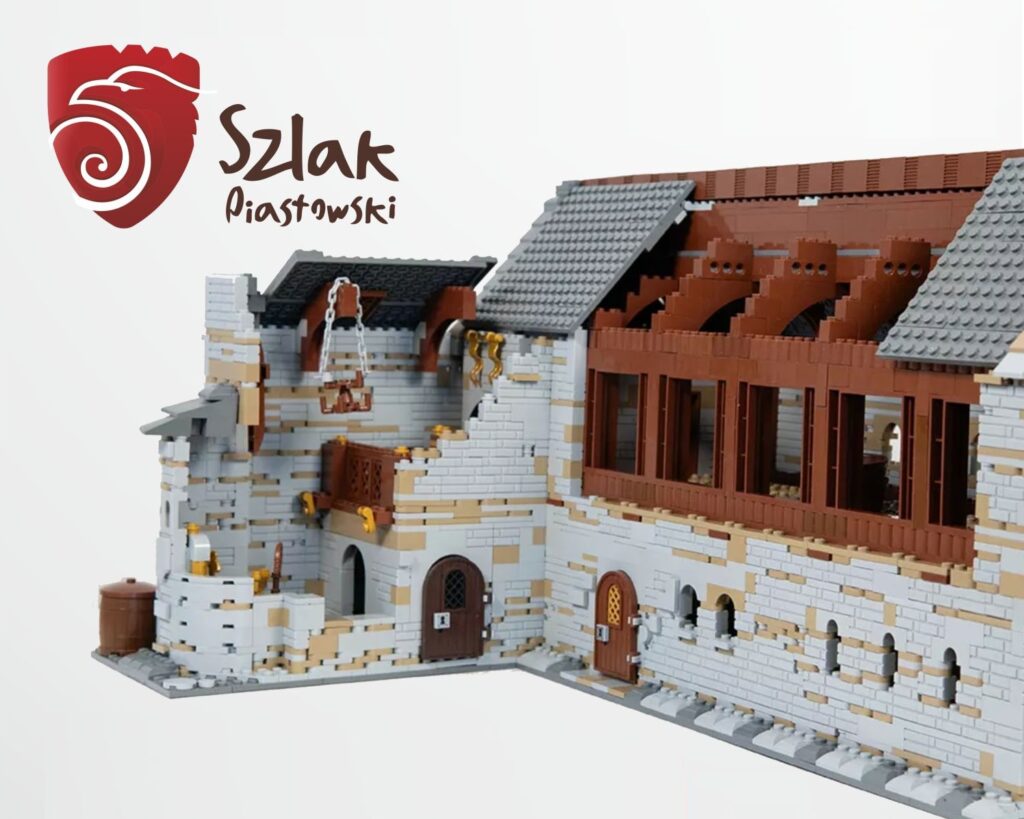 Szlak Piastowski z klocków lego