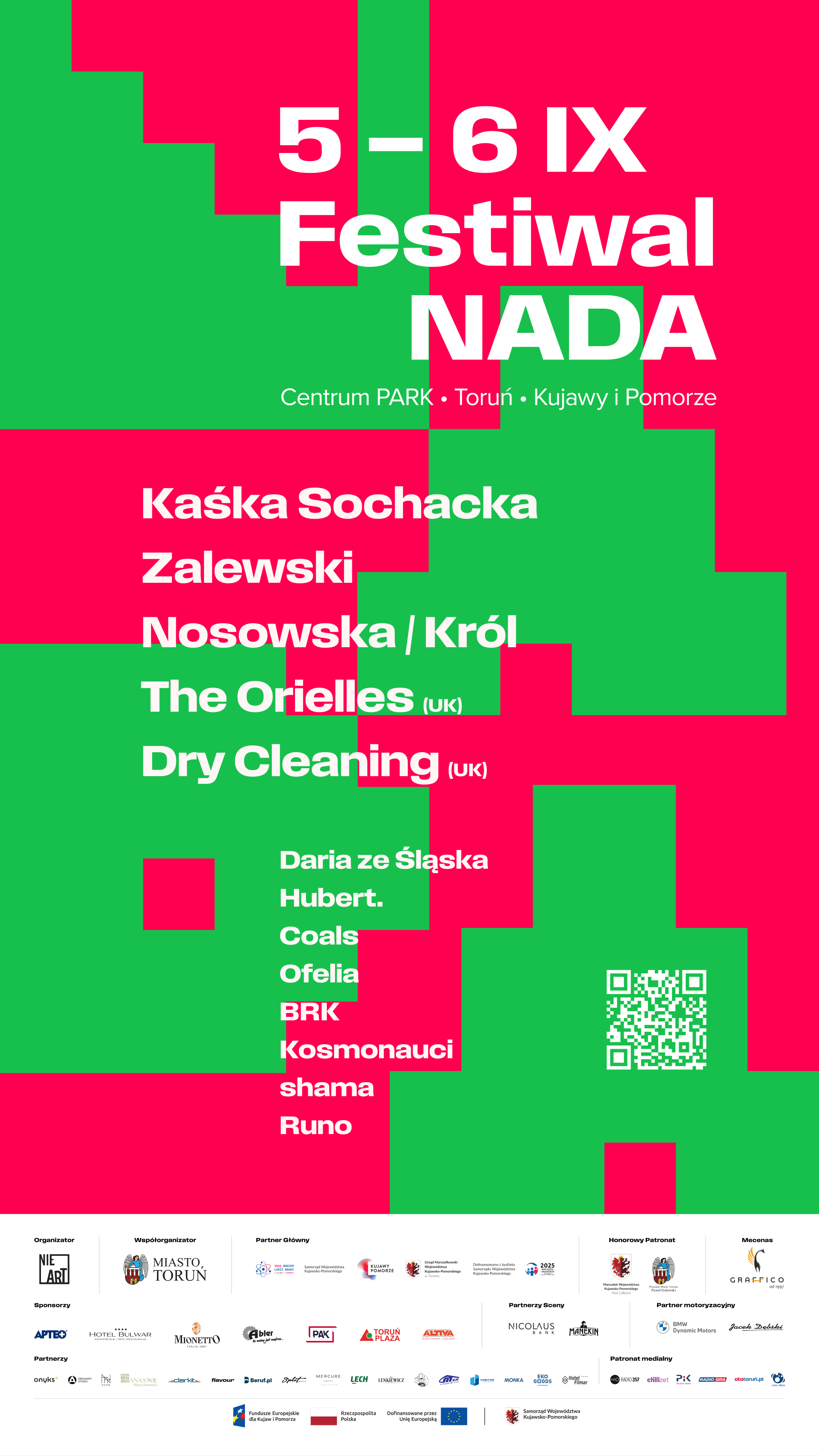 Festiwal Nada 2025 w Toruniu – największe wydarzenie muzyczne w Kujawsko-Pomorskim!