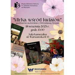 Mirka wśród kwiatów – spotkanie autorskie z Mirosławą Stojak