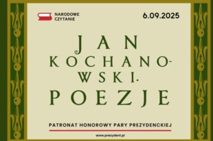 Narodowe Czytanie 2025: poezja Jana Kochanowskiego