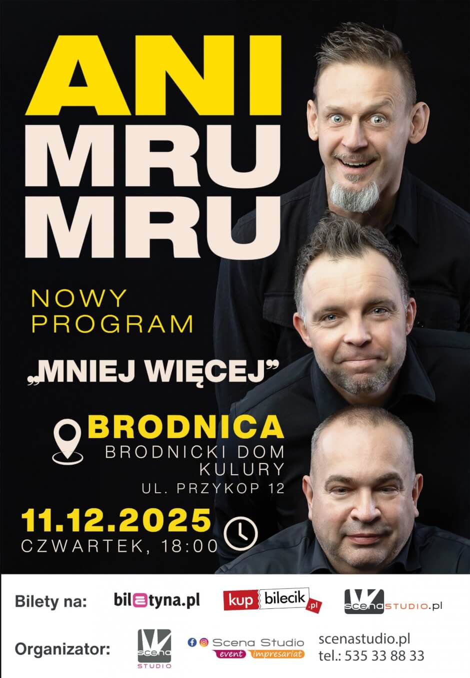 KABARET ANI MRU-MRU W PROGRAMIE MNIEJ WIĘCEJ