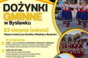 Dożynki Gminne w Bysławku – 23 sierpnia!