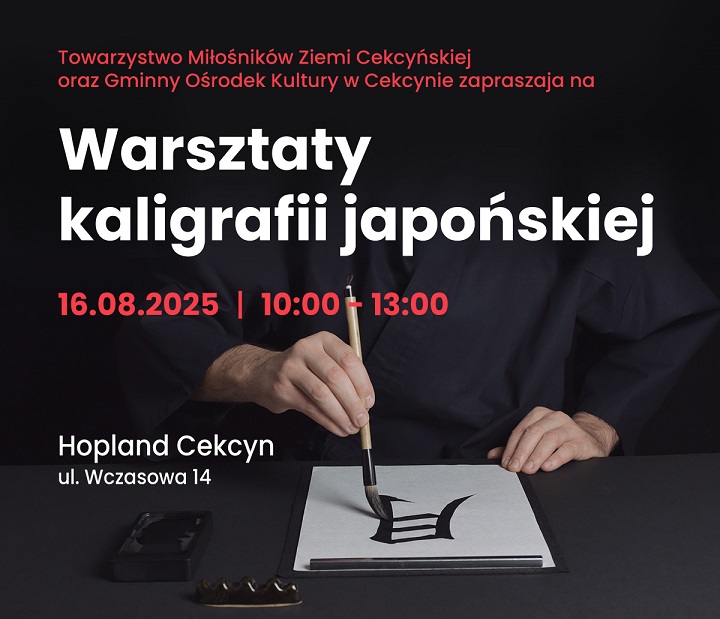 Warsztaty kaligrafii japońskiej