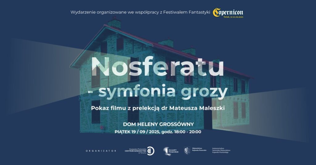 Nosferatu - symfonia grozy. Pokaz filmu z prelekcją