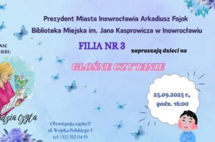 Madzia czyta w Filii nr 3