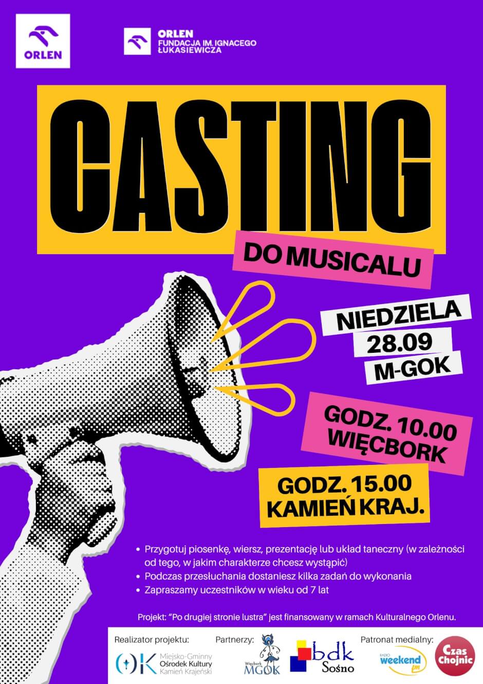 CASTING DO MUSICALU