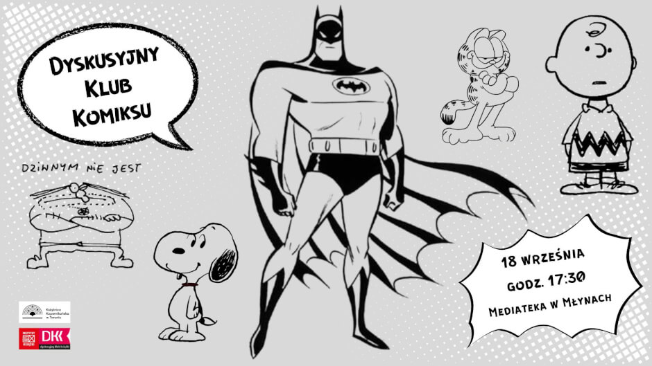 Dyskusyjny Klub Komiksu w Mediatece w Młynach