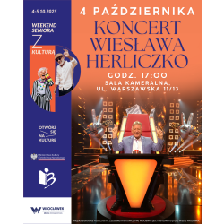 Koncert Wiesława Herliczko w ramach „Weekendu seniora z kulturą”!