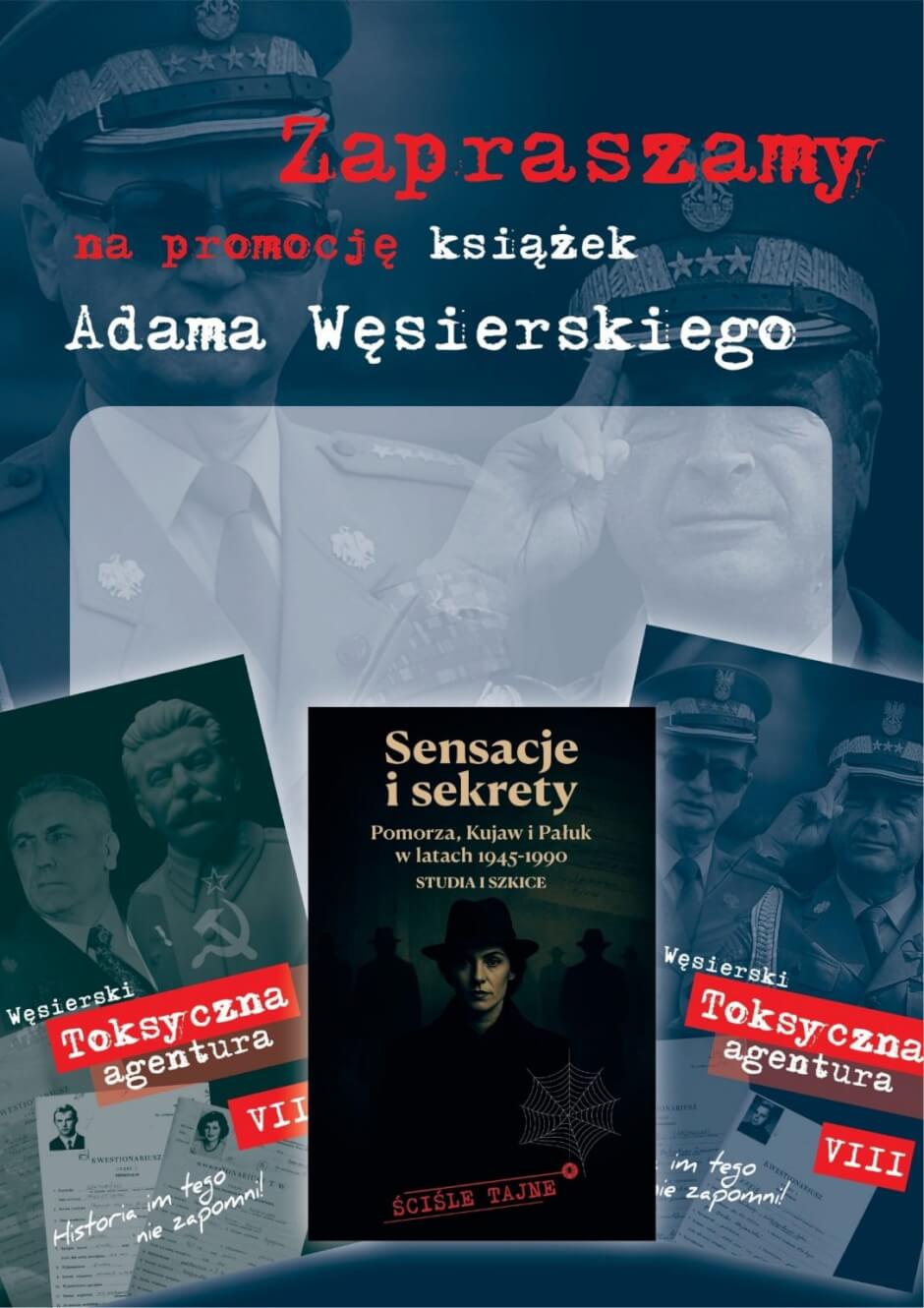 Spotkanie autorskie z dr. Adamem Węsierskim!