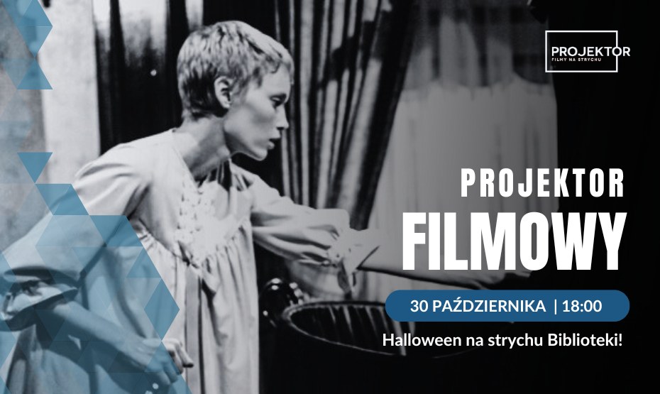 Halloween na strychu Biblioteki - projektor filmowy!
