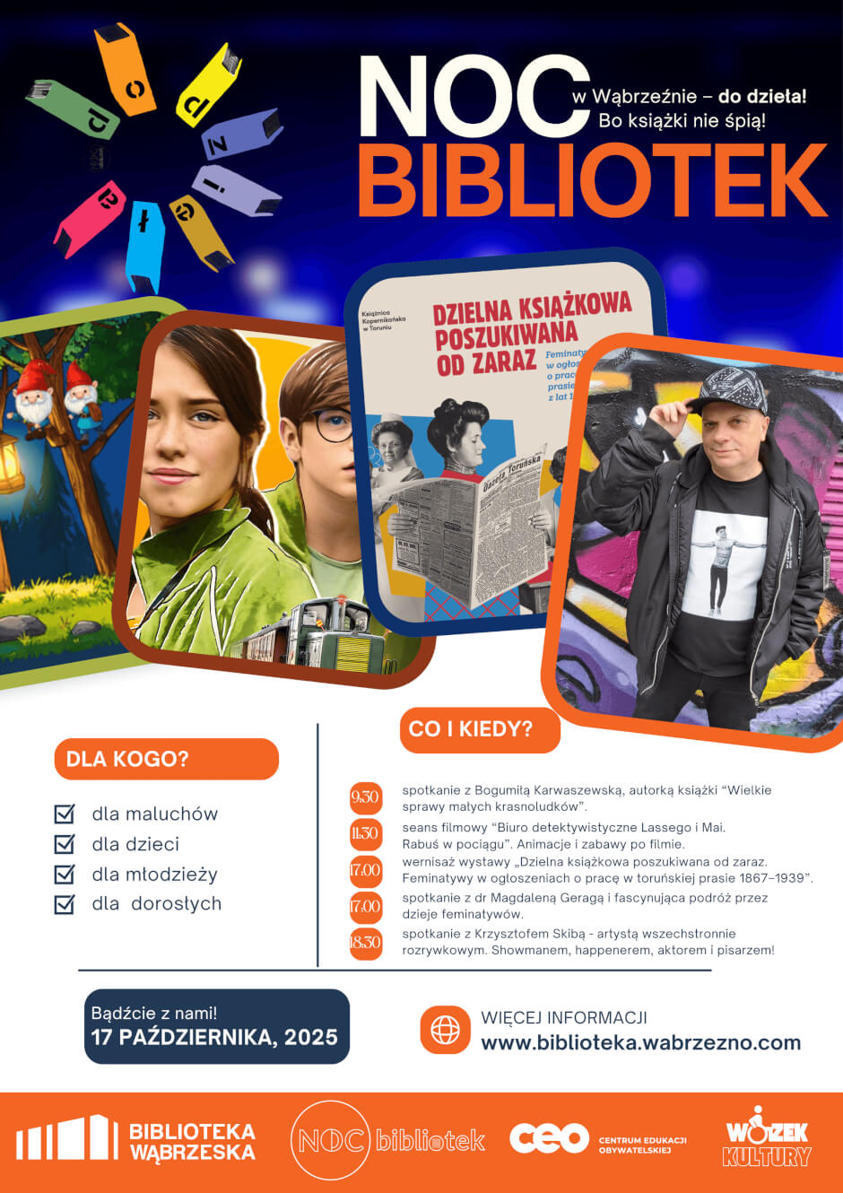 Noc Bibliotek 2025. Bądźcie z nami!
