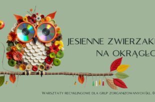 Jesienne zwierzaki na okrągło. Warsztaty recyklingowe dla grup zorganizowanych (kl. 0–4)