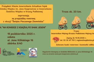 „Na rowerze z książką po smak jesieni”