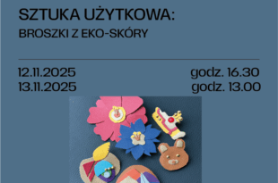Sztuka użytkowa: BROSZKI Z EKO-SKÓRY