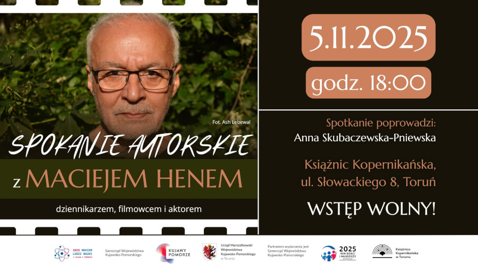 Tratwa z pomarańczami. Spotkanie z Maciejem Henem