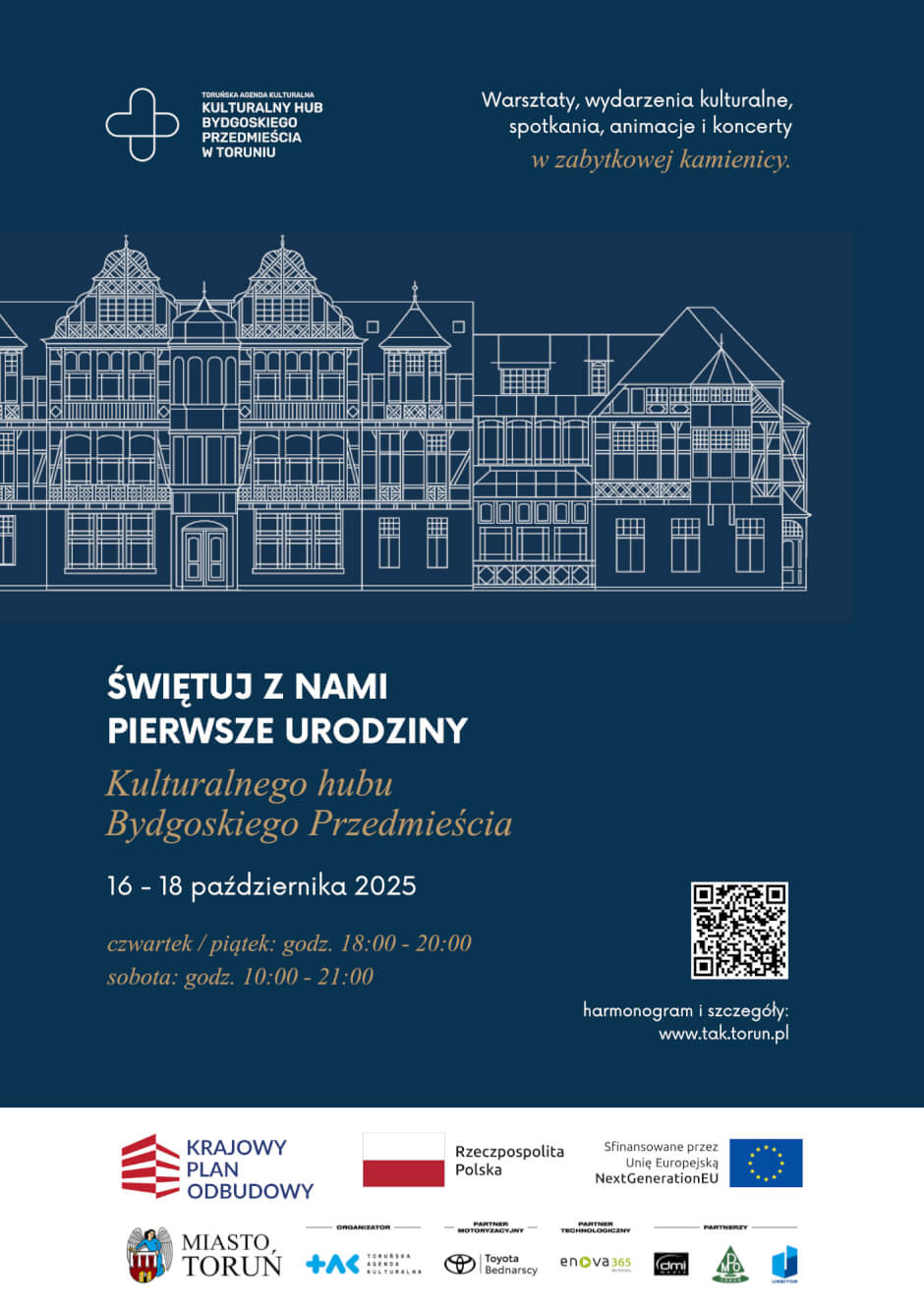 Pierwsze urodziny Kulturalnego hubu – trzy dni pełne spotkań, sztuki i wspólnego świętowania