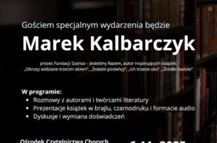 Widzę dotykiem i słuchem – promocja czytelnictwa wśród osób niewidomych