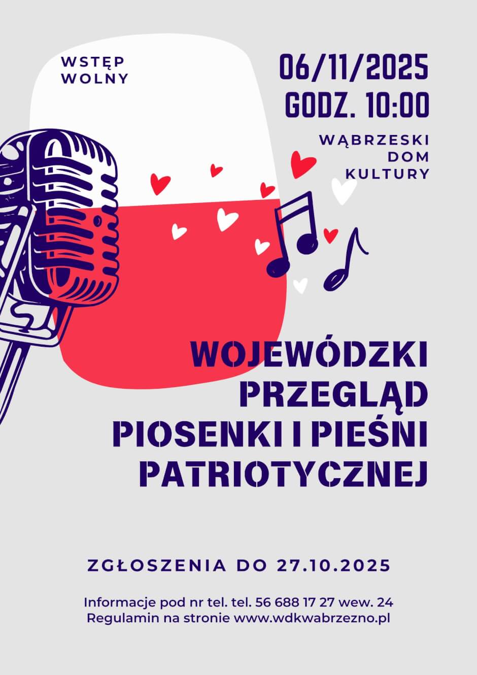 Wojewódzki Przegląd Piosenki i Pieśni Patriotycznej w WDK