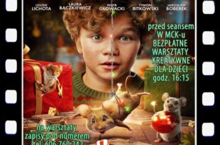 Familijny klub filmowy zaprasza na warsztaty oraz film „Mysz-masz na Swięta”