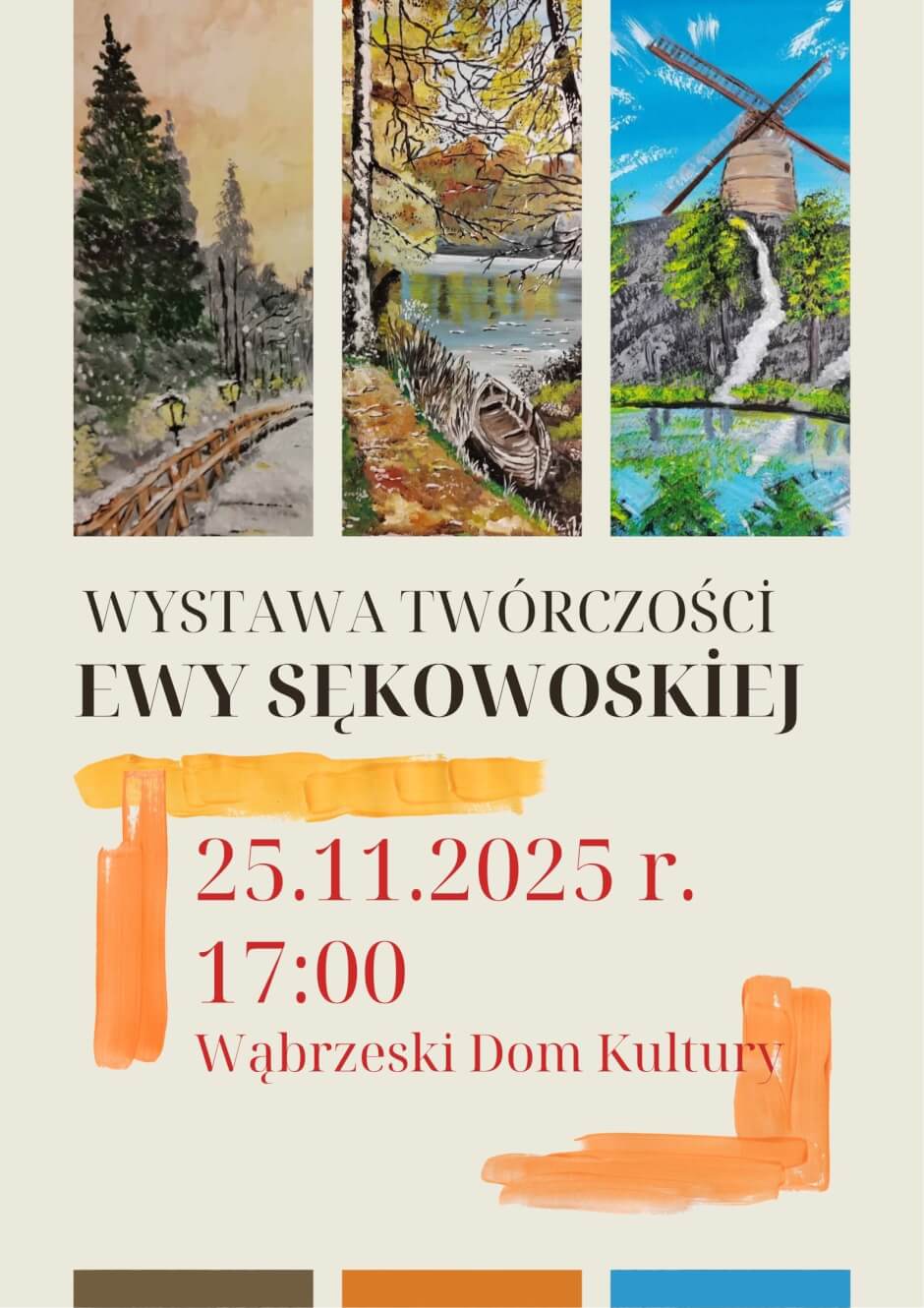 Wystawa twórczości Ewy Sękowskiej