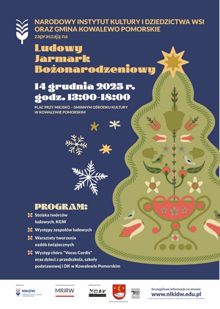 Ludowy Jarmark Bożonarodzeniowy w Kowalewie Pomorskim