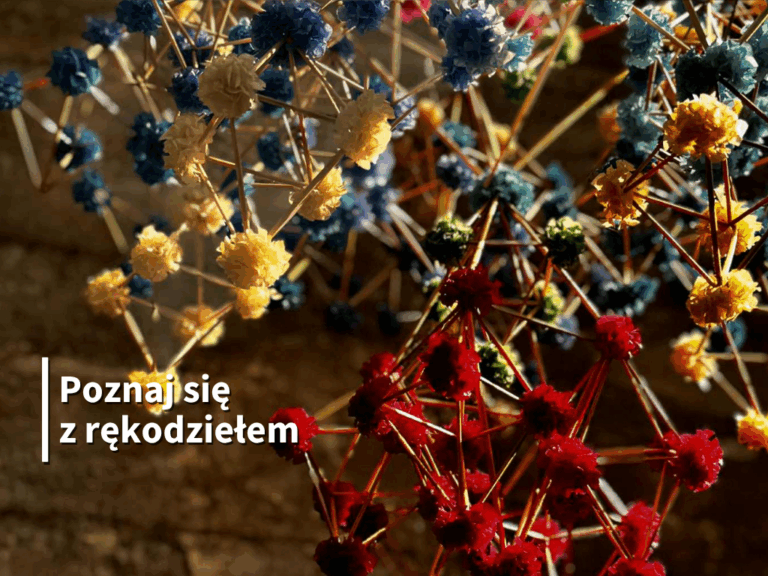 Tworzenie tradycyjnych pająków pałuckich – warsztaty z Małgorzatą Bołką