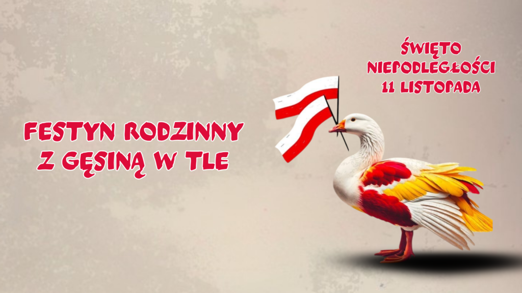 FESTYN RODZINNY Z GĘSINĄ W TLE