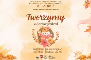 Tworzymy z darów jesieni – warsztaty kreatywne w Filii nr 7