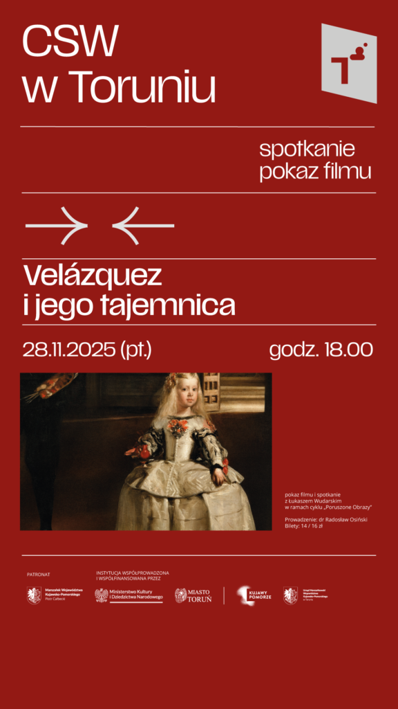 Velázquez i jego tajemnica – pokaz i dyskusja w cyklu Poruszone Obrazy