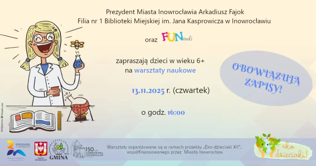 Warsztaty naukowe w Filii nr 1