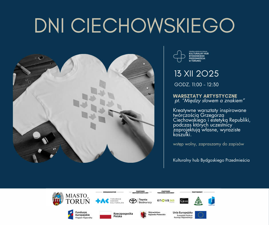 Warsztaty tworzenia koszulek „Między słowem a znakiem”