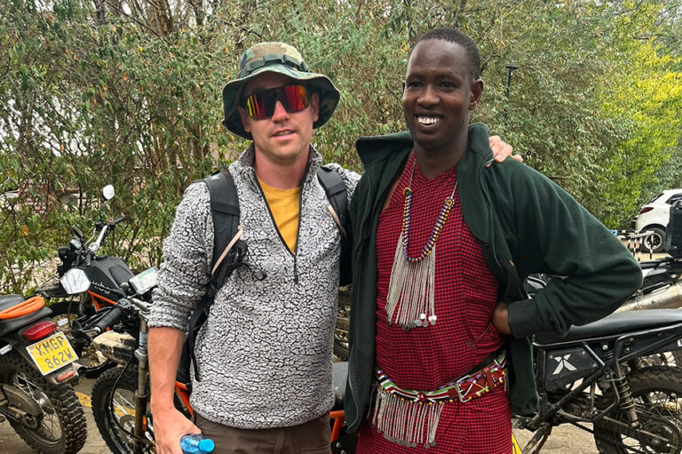 Szymon Springer w Kenii.