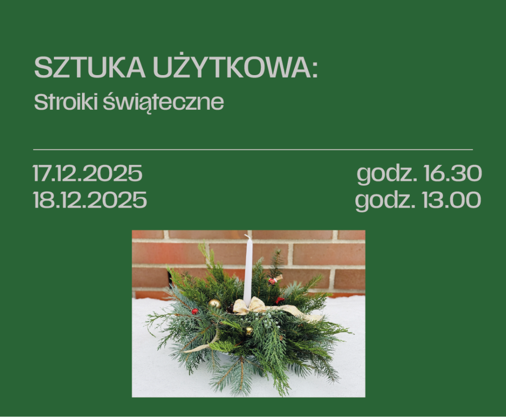 Sztuka użytkowa: Stroiki świąteczne