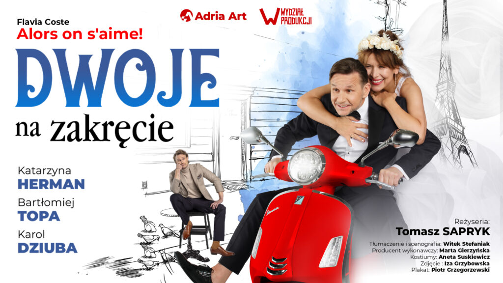 Dwoje na zakręcie - Herman, Topa i Dziuba w komedii teatralnej