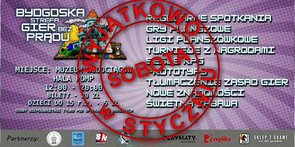 Bydgoska Strefa Gier Bez Prądu – VOL 51.