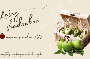Leśny shadowbox – owocna scenka 3D. Warsztaty recyklingowe dla dorosłych.