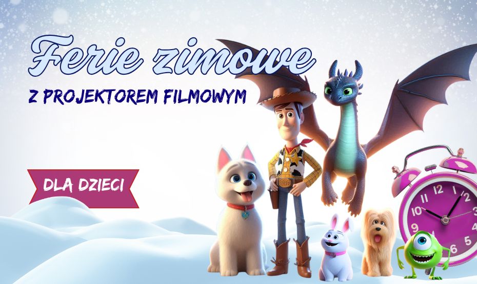 Filmowe ferie z projektorem filmowym dla dzieci